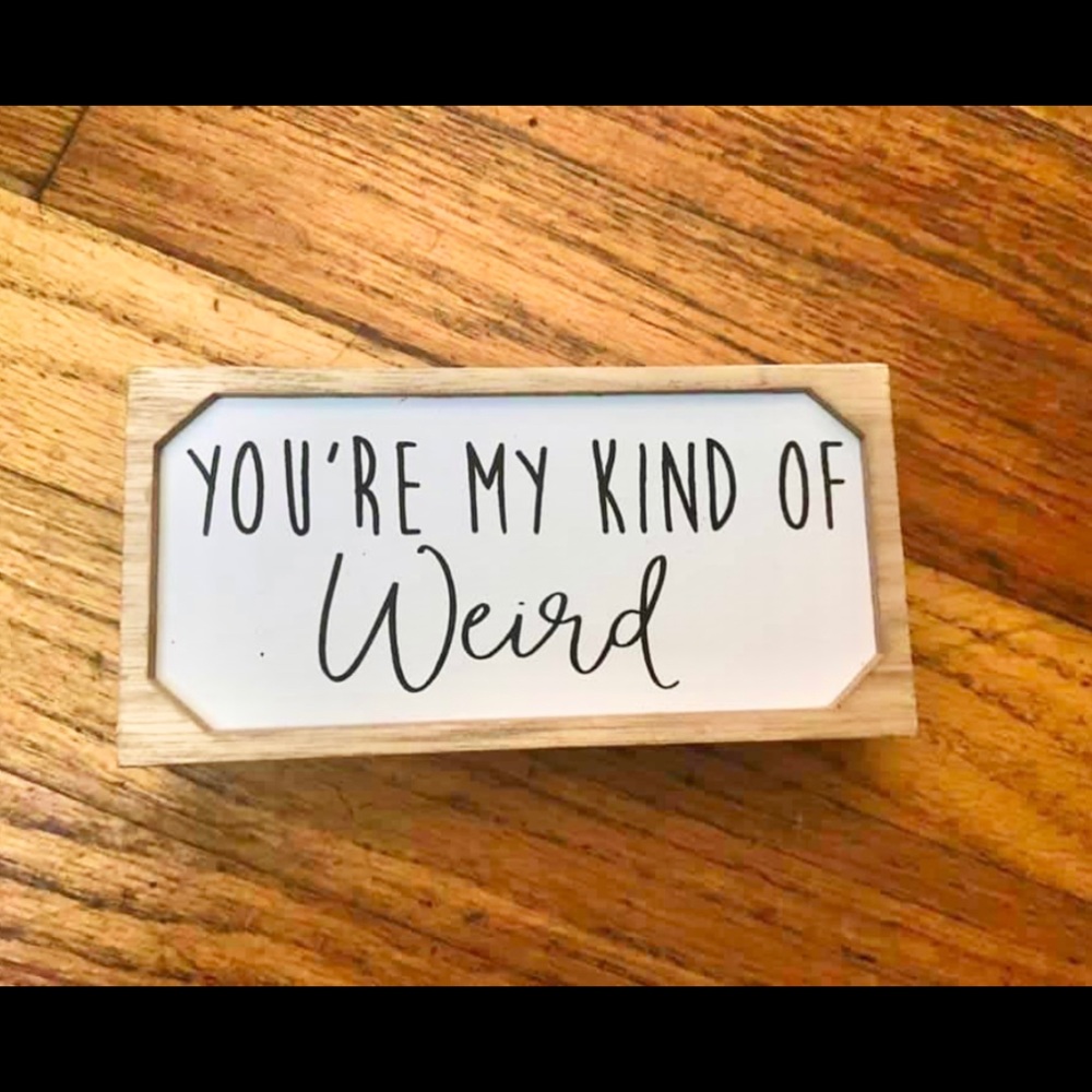 Wooden sign